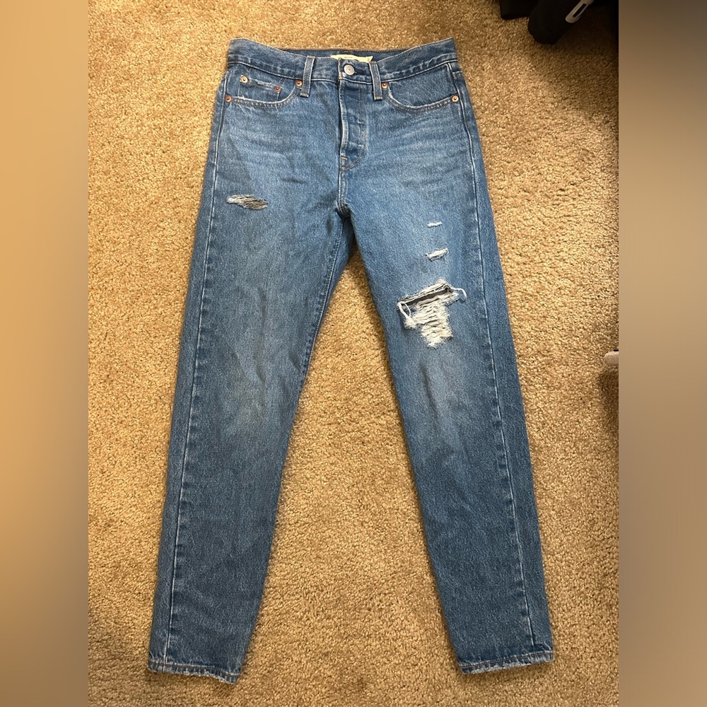 Levi’s wedge jeans
